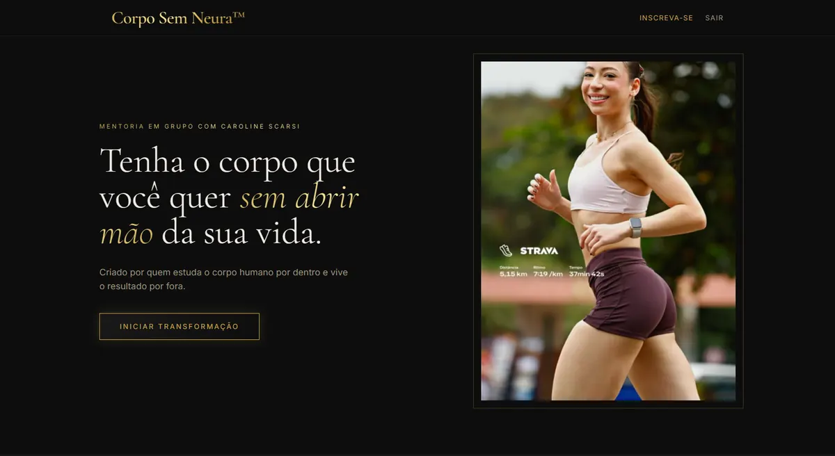 Corpo Sem Neura - Caroline Scarsi