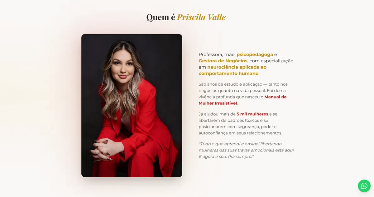 Priscila Valle - Relacionamento