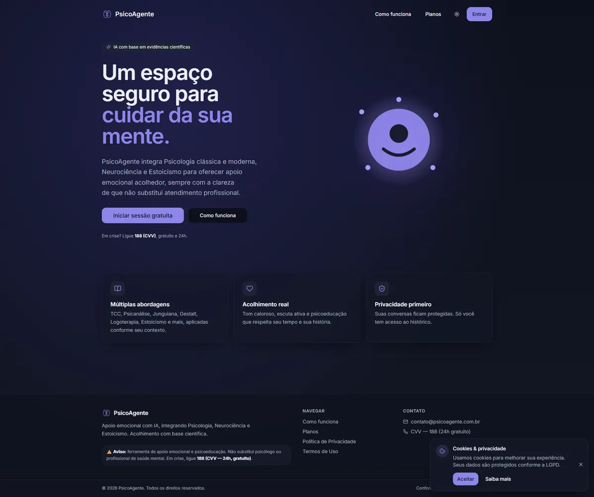 PsicoAgente - IA para Psicologia