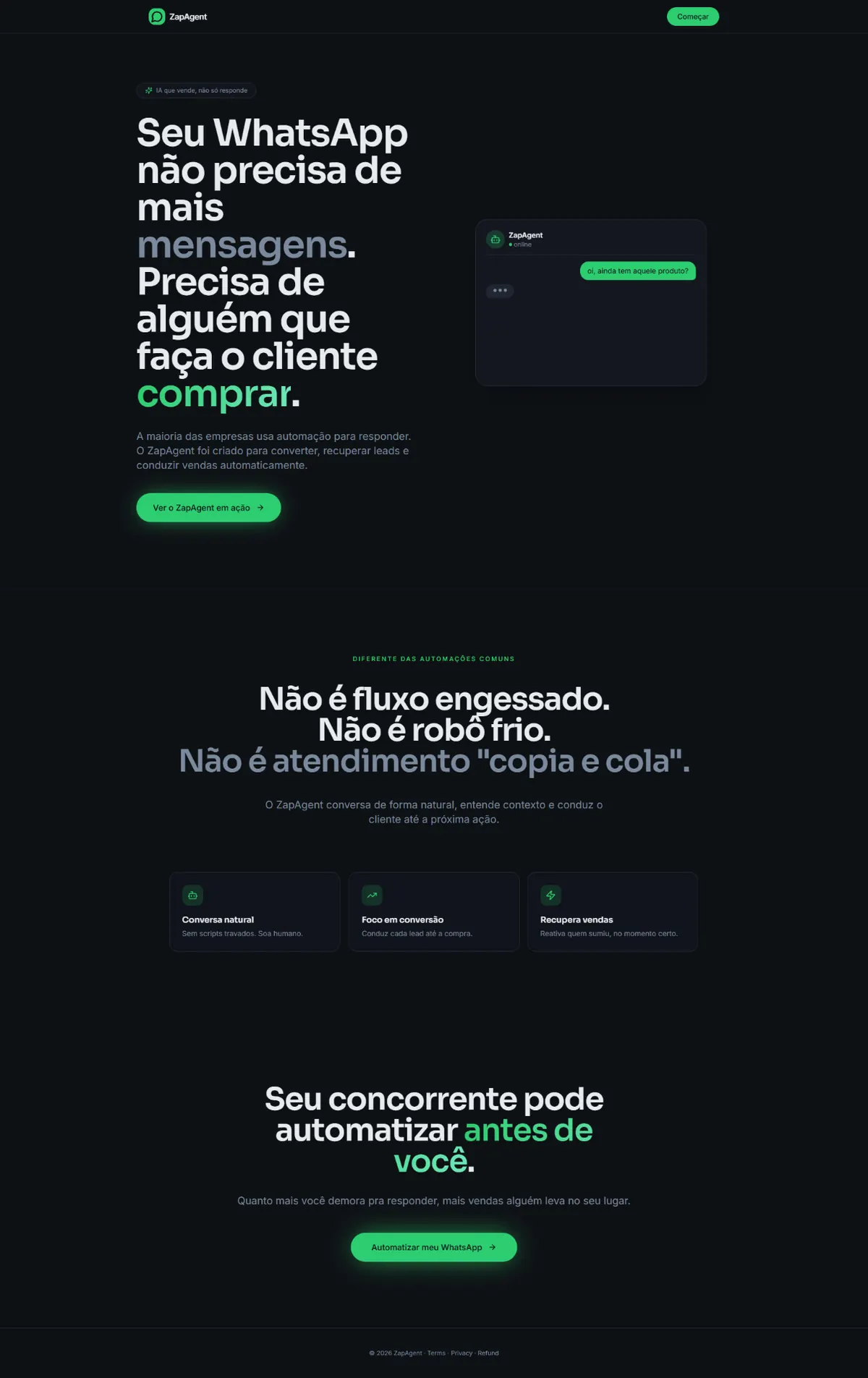 ZapAgent - IA para WhatsApp